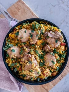 Arroz con Pollo (Spanish Chicken &amp; Rice)