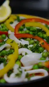 Calamari and Chorizo Paella