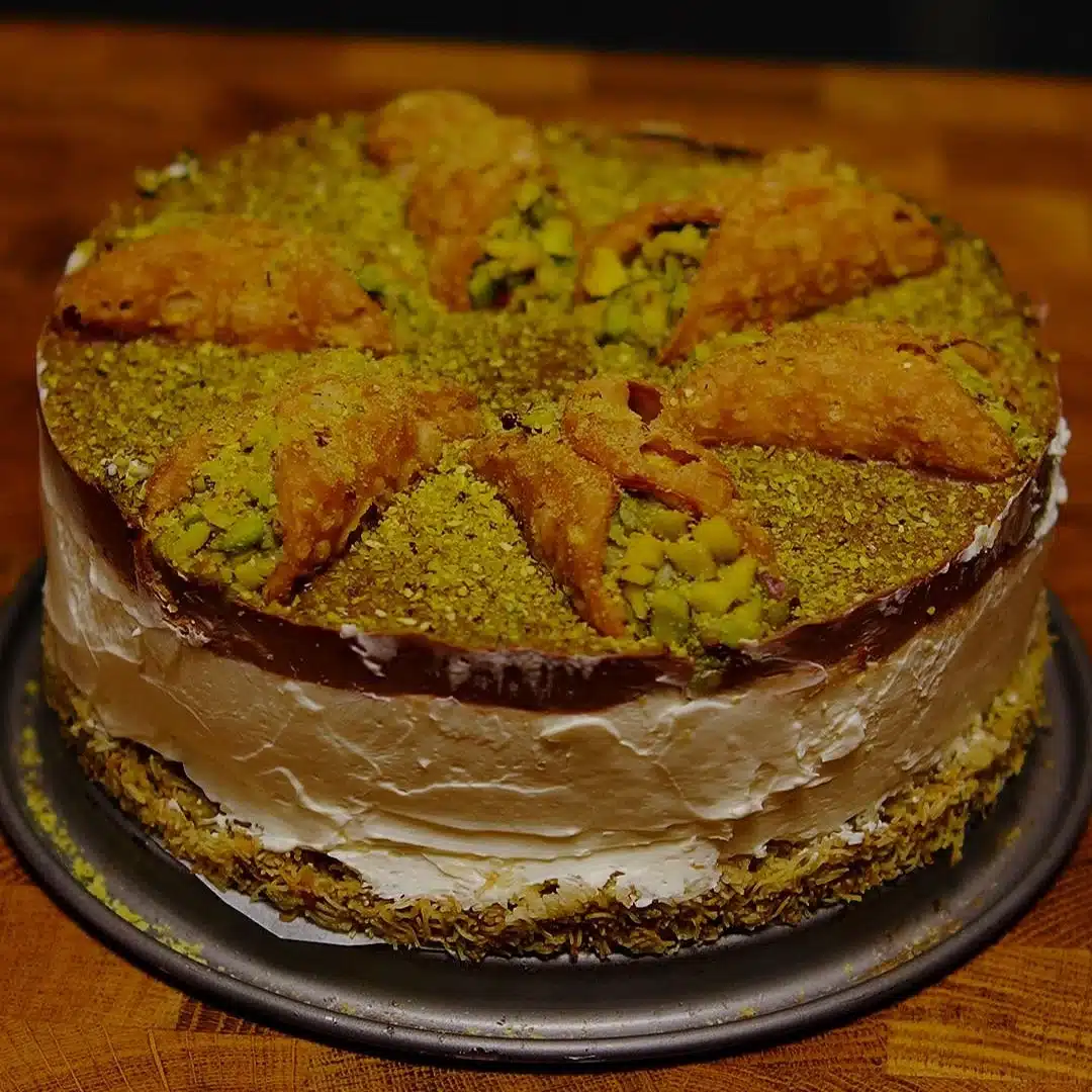 Dubai Chocolate Cheesecake