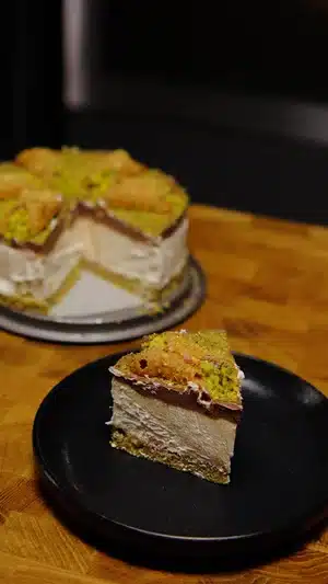 Dubai Chocolate Cheesecake