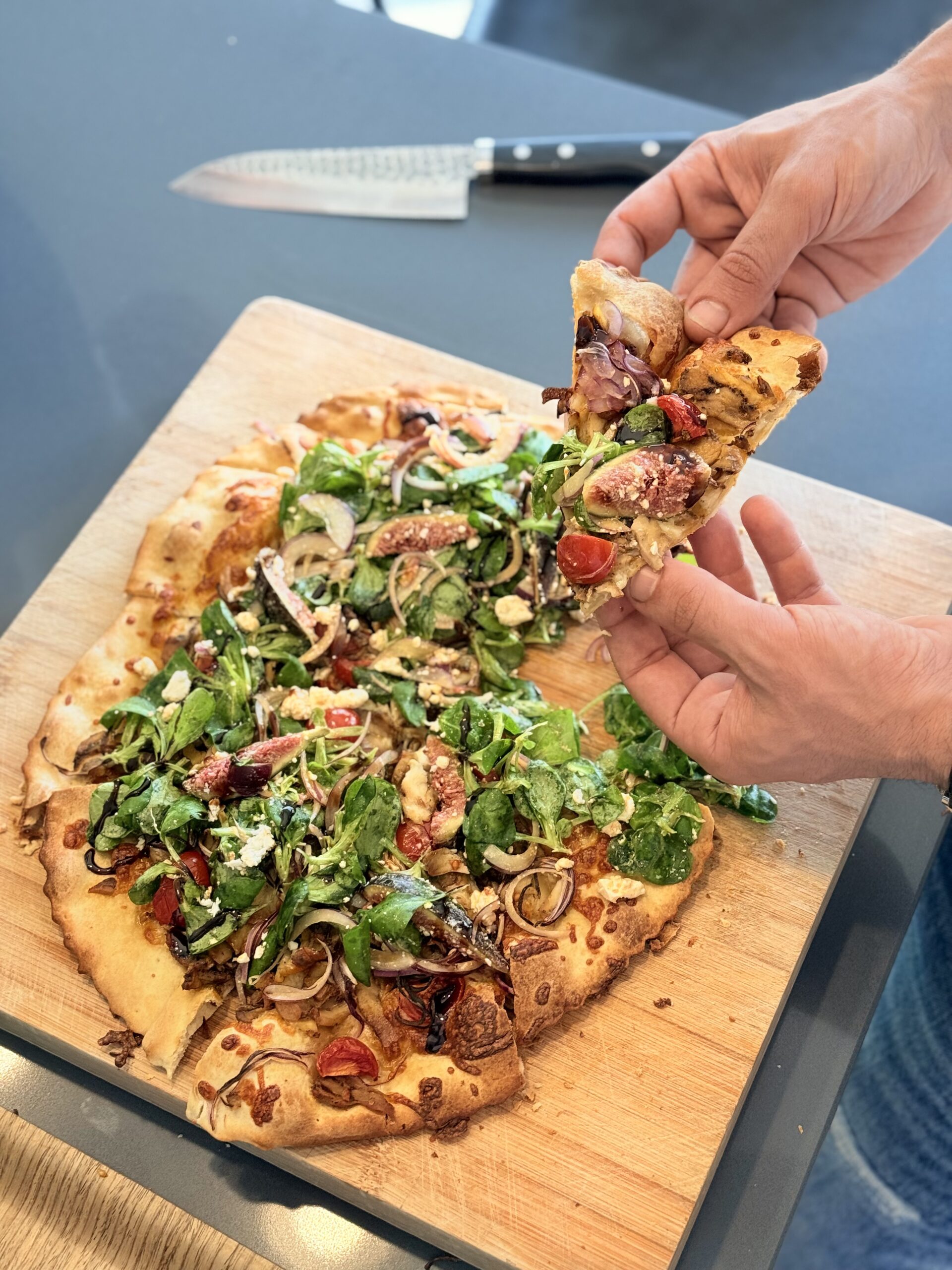 Protein Pulled Chicken Pizza